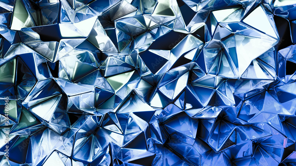 Crystal triangle background. 3d illustration, 3d rendering. Crystal triangle background. 3d illustration, 3d rendering.
