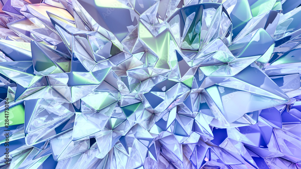 Crystal triangle background. 3d illustration, 3d rendering. Crystal triangle background. 3d illustration, 3d rendering.