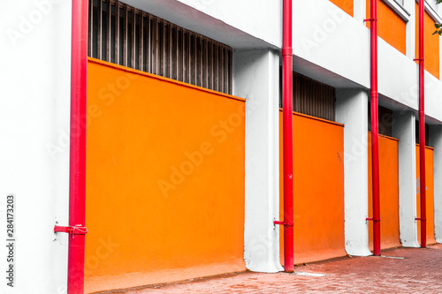 Modern building exterior de...