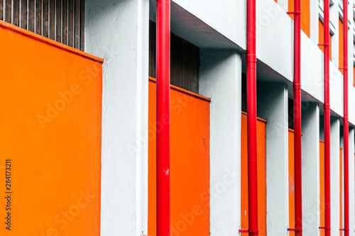 Modern building exterior de...