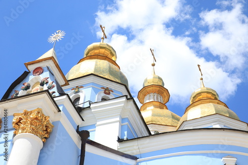 golden domes of orthodox church