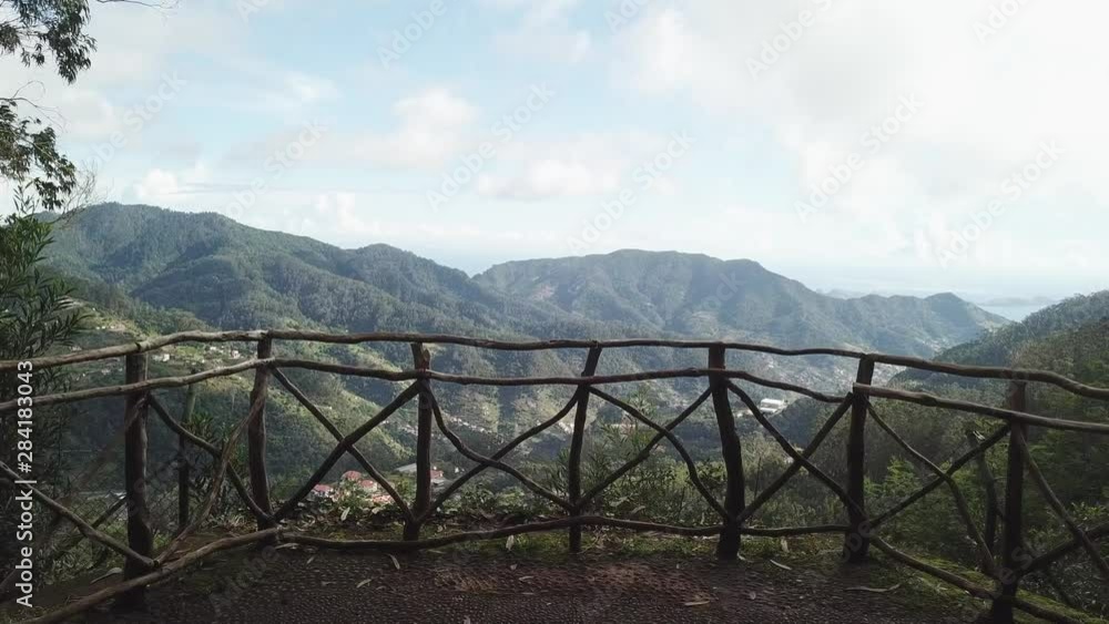 Aerial view of mountains of Aerial view of mountains of