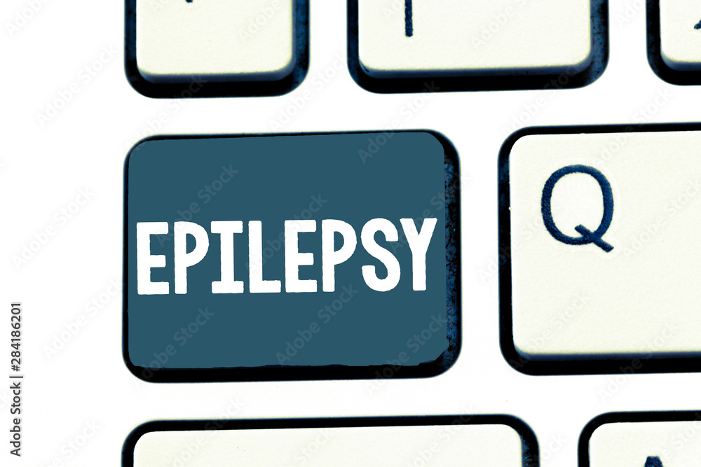 Text sign showing Epilepsy. Conceptual photo Fourth most common neurological disorder Unpredictable seizures. Text sign showing Epilepsy. Conceptual photo Fourth most common neurological disorder Unpredictable seizures.