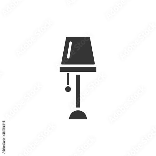 Table lamp icon. Bulb. New trendy table lamp vector illustration eps file 