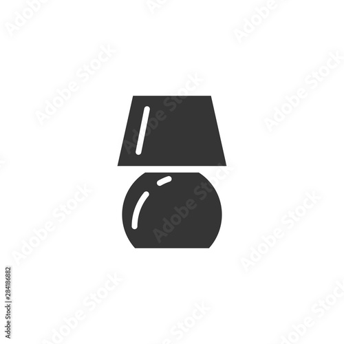 Table lamp icon. Bulb. New trendy table lamp vector illustration eps file.