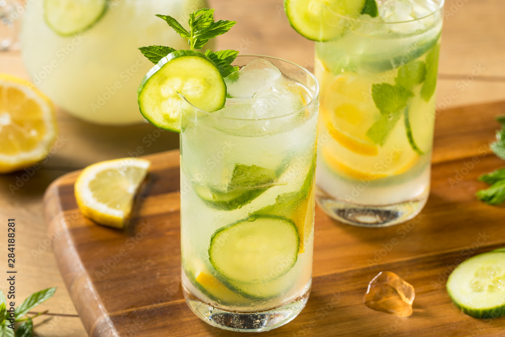 Homemade Cucumber Mint Lemonade Homemade Cucumber Mint Lemonade