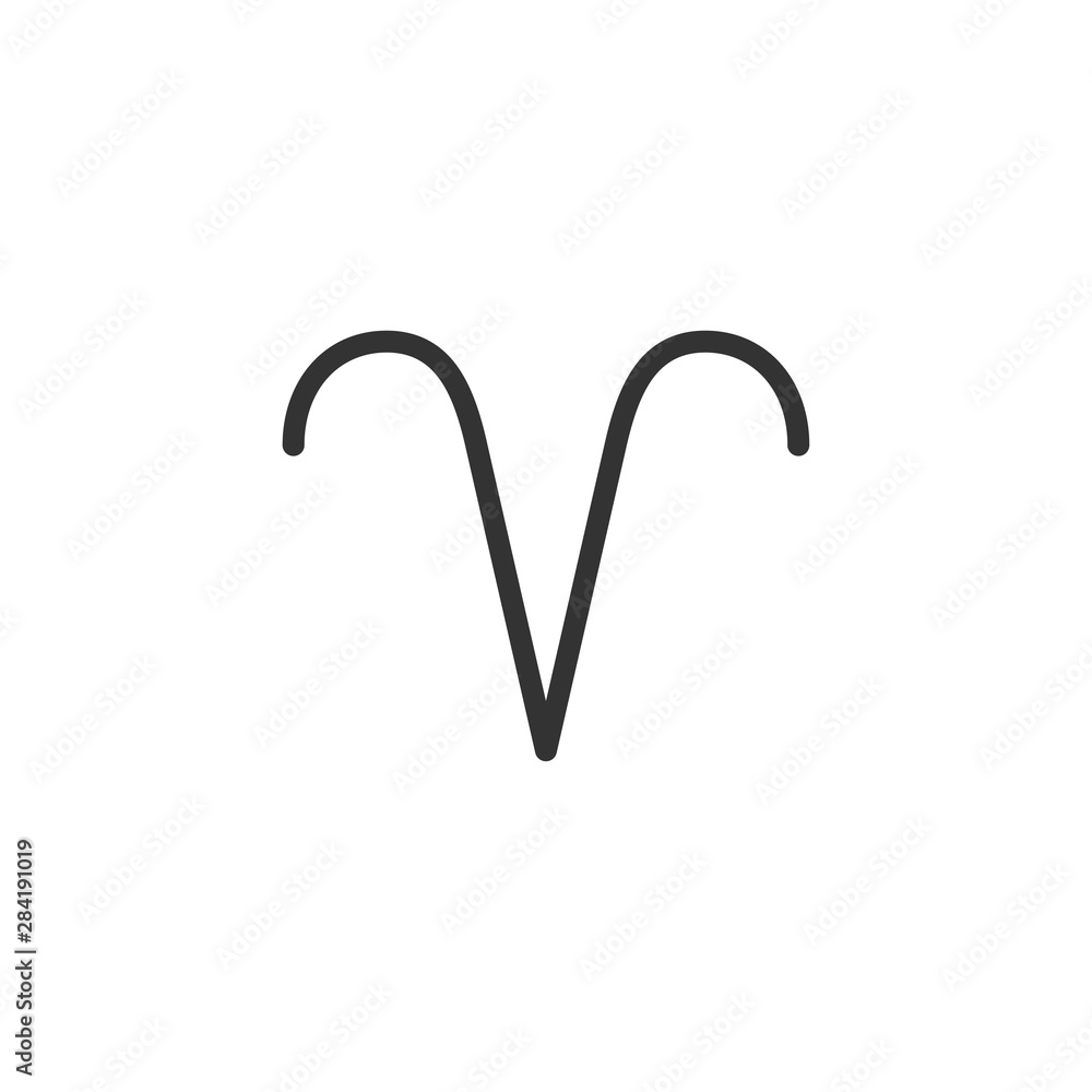 Astrology, horoscope, Aries, zodiac icon. Vector illustration, flat design. Astrology, horoscope, Aries, zodiac icon. Vector illustration, flat design.