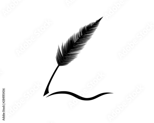 Quill Pen Silhouette