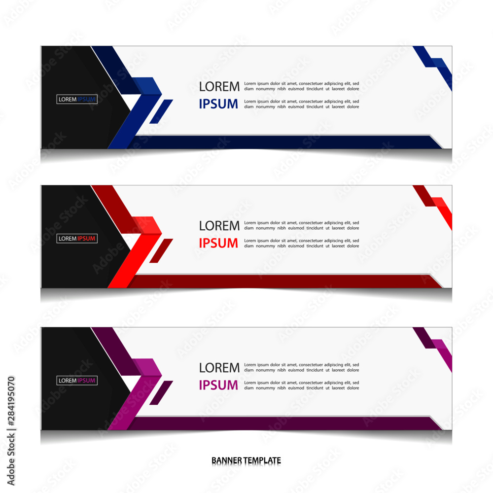 Vector abstract geometric colourful design banner web template. Vector abstract geometric colourful design banner web template.