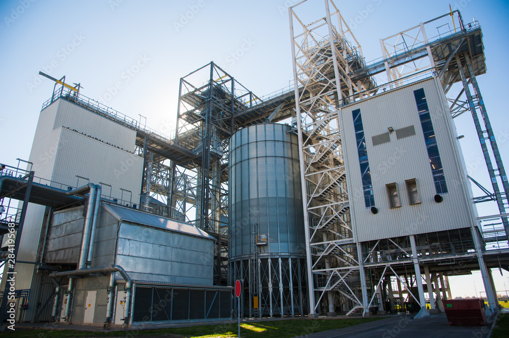 Obraz premium Grain processing facilit