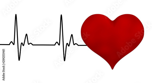 heart pulse heartbeat line electrocardiogram 
