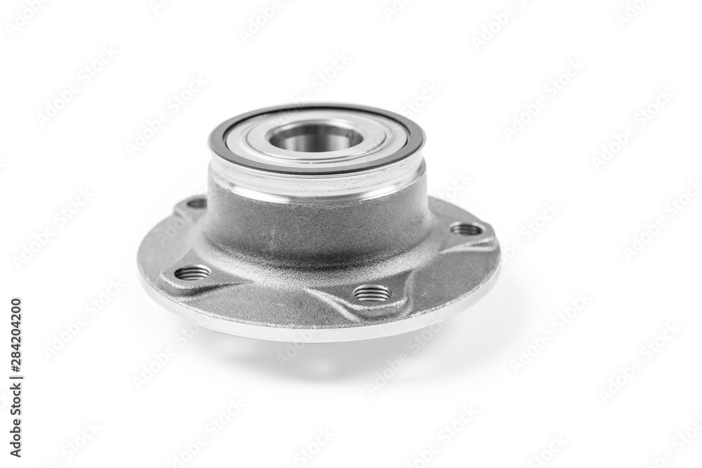 wheel hub bearing auto parts isolated on white background wheel hub bearing auto parts isolated on white background