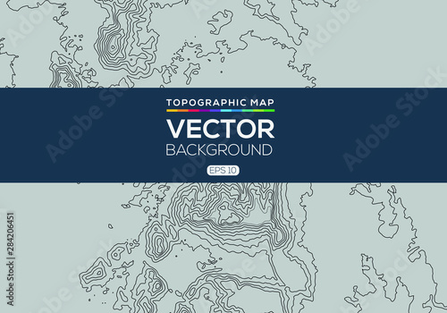 Topographic map contour background , Vector illustration design