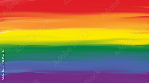 Regenbogen Regenbogenfahne Regenbogenflagge Zeihnung weiss isoliert Hintergrund