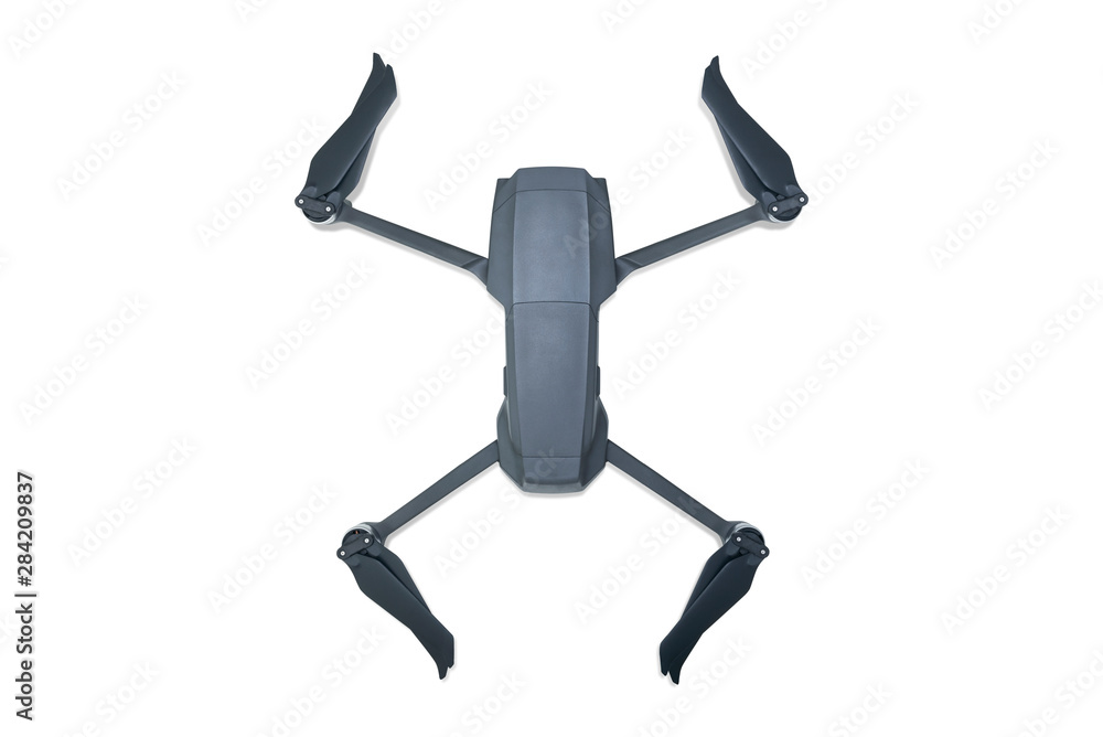 Photo of drone isolated on a white background Photo of drone isolated on a white background