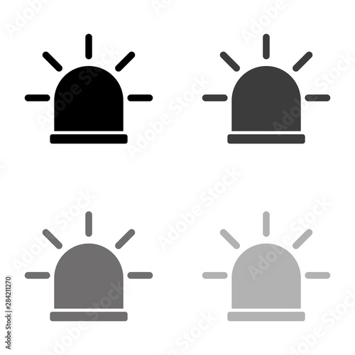 .flasher - black vector icon