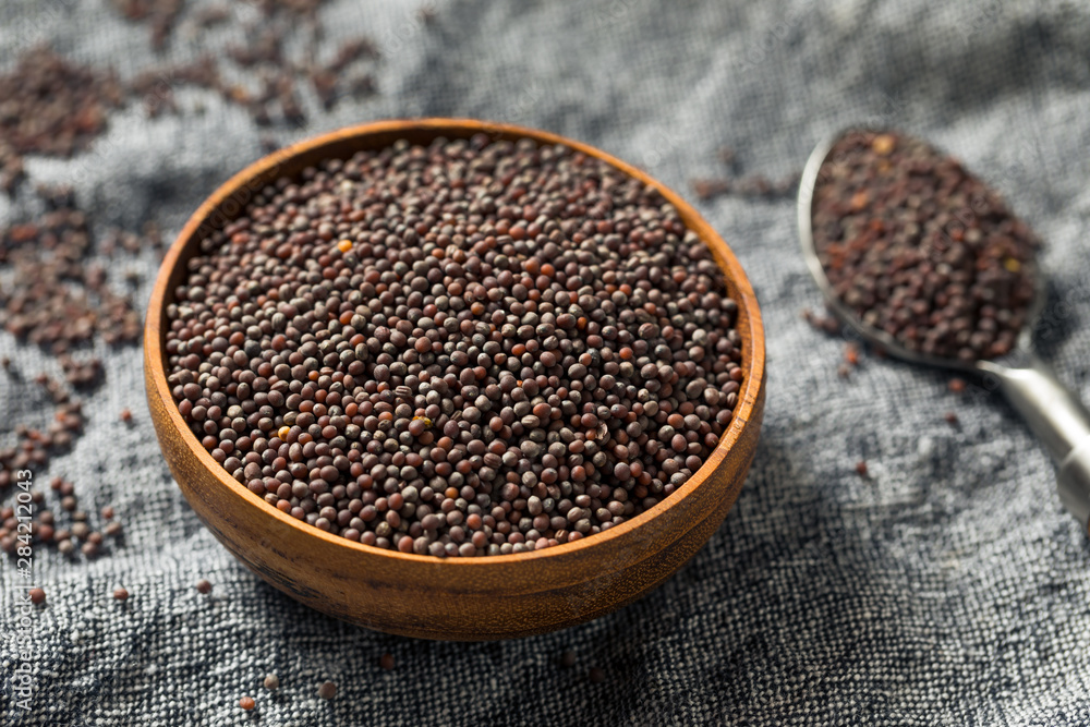 Raw Organic Brown Mustards Seeds Raw Organic Brown Mustards Seeds