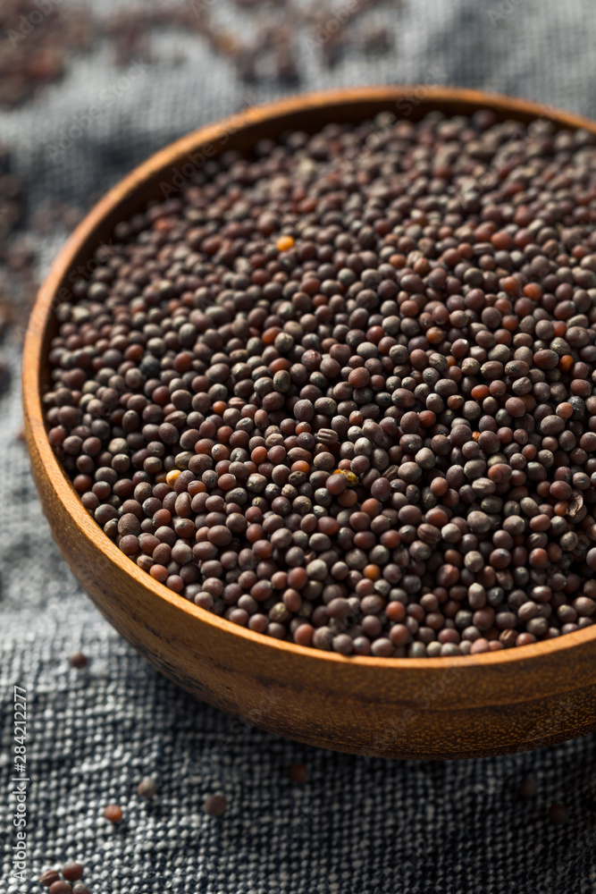 Raw Organic Brown Mustards Seeds Raw Organic Brown Mustards Seeds