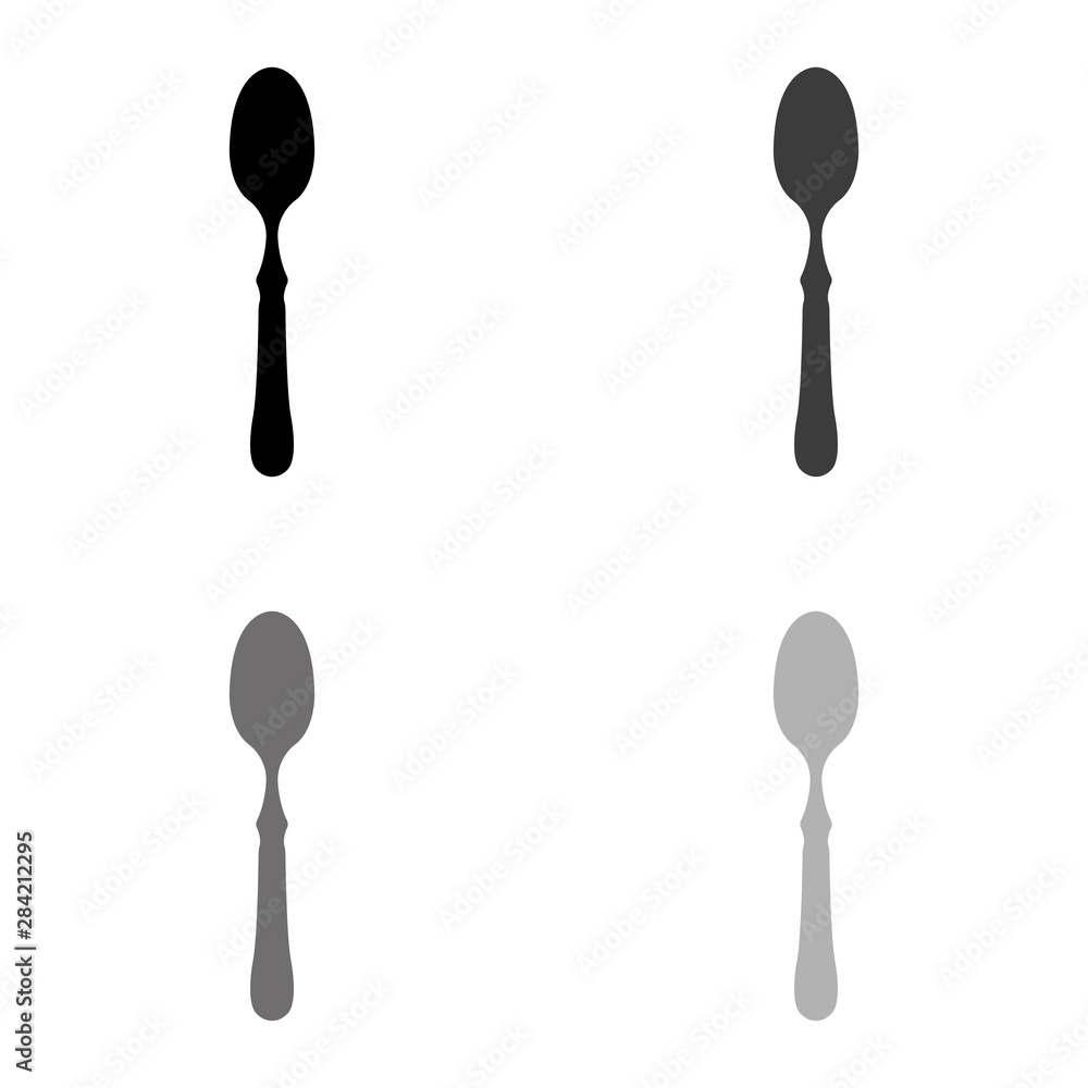 .spoon - black vector icon .spoon - black vector icon