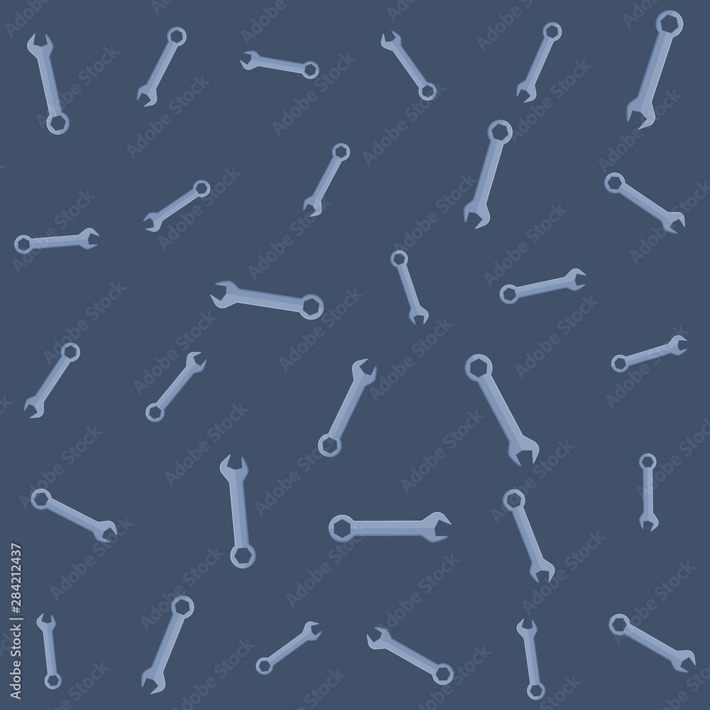 Wrenchs construction tools background pattern Wrenchs construction tools background pattern