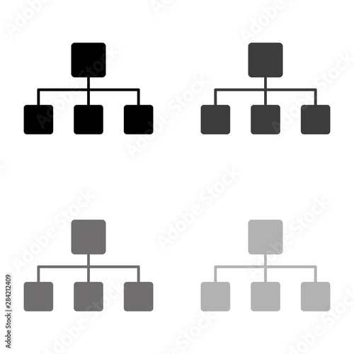 .Network - black vector icon