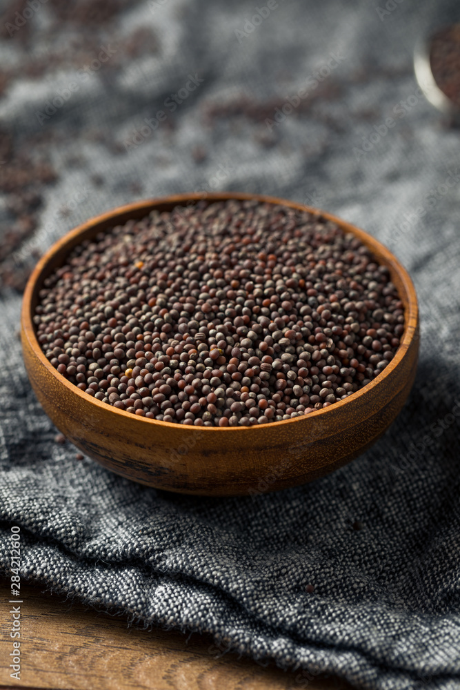 Raw Organic Brown Mustards Seeds Raw Organic Brown Mustards Seeds