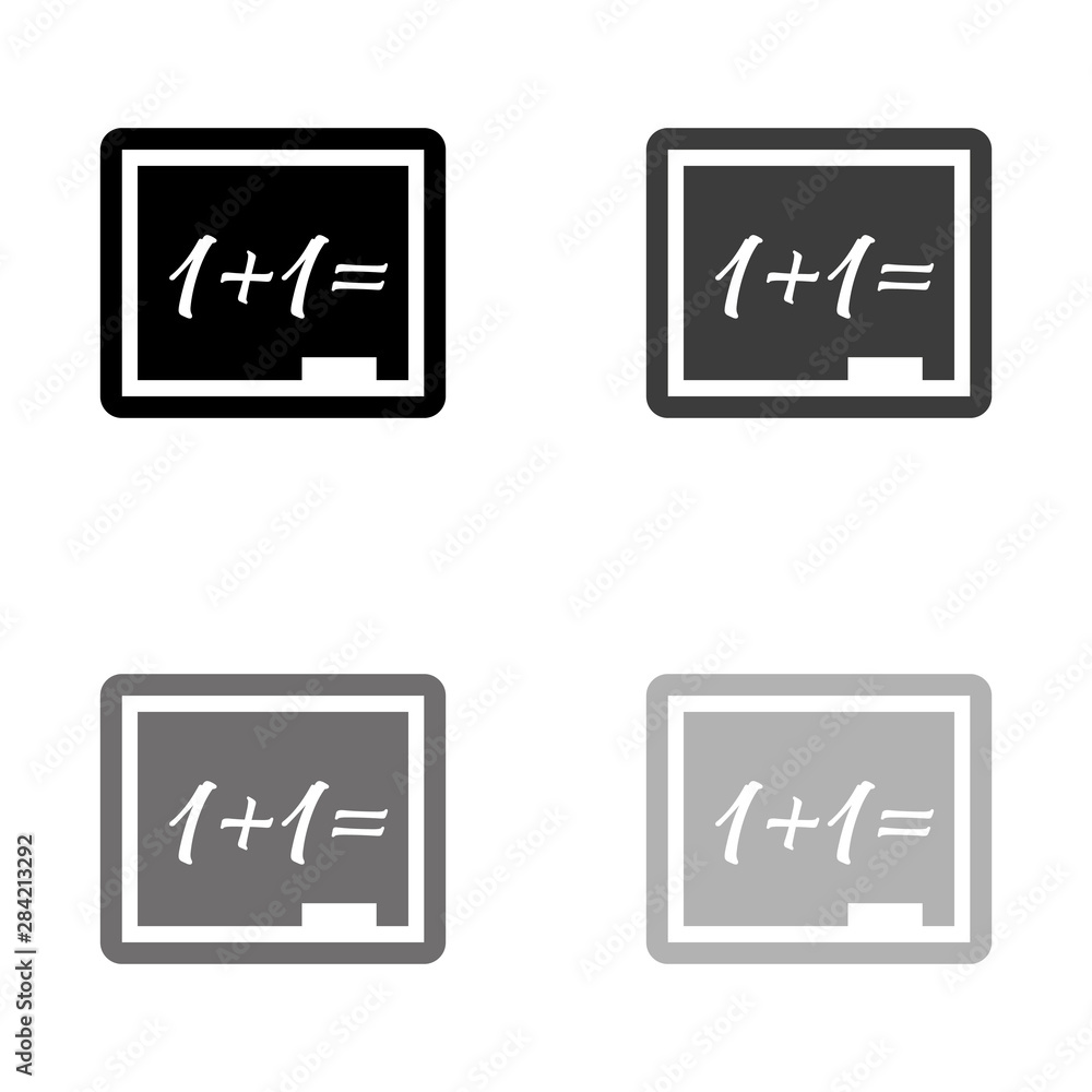 .Blackboard - black vector icon .Blackboard - black vector icon