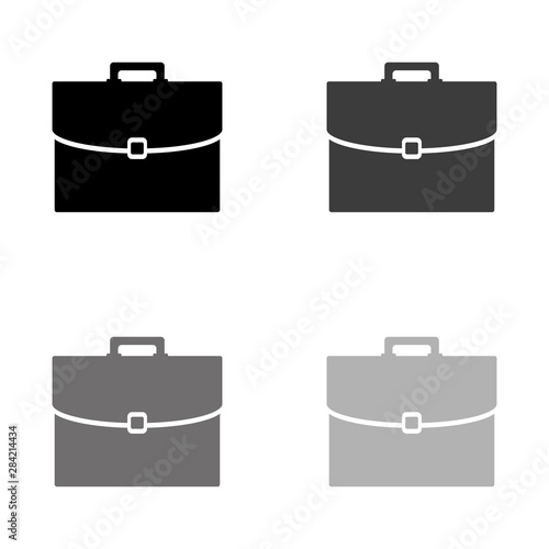 .briefcase - black vector icon