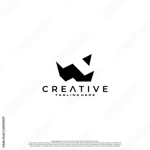 Free Download Letter T initial logo monogram in the shadow. - GFXLoad