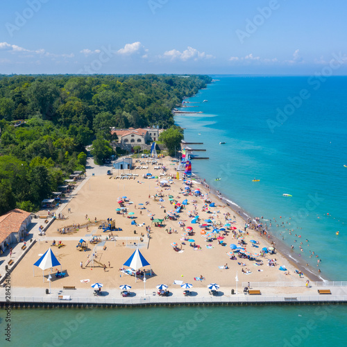 Glencoe Beach on Lake Michigan photo
