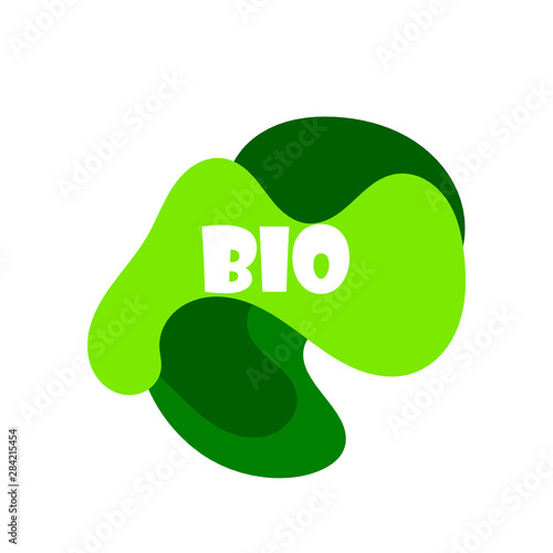 vector illustration green spot abstract background