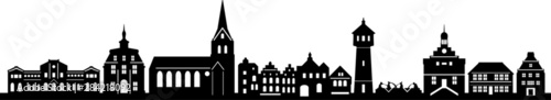 Lingen City Skyline Vector