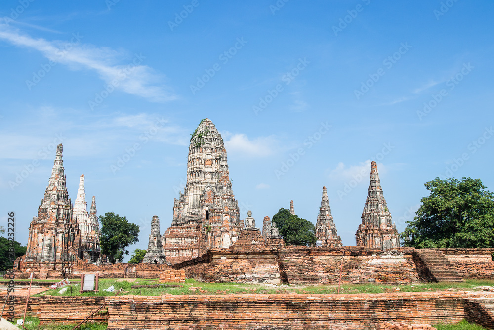Wat Chaiwatthanaram temple. It is one of Ayutthaya’s most impressive temples. Wat Chaiwatthanaram temple. It is one of Ayutthaya’s most impressive temples.