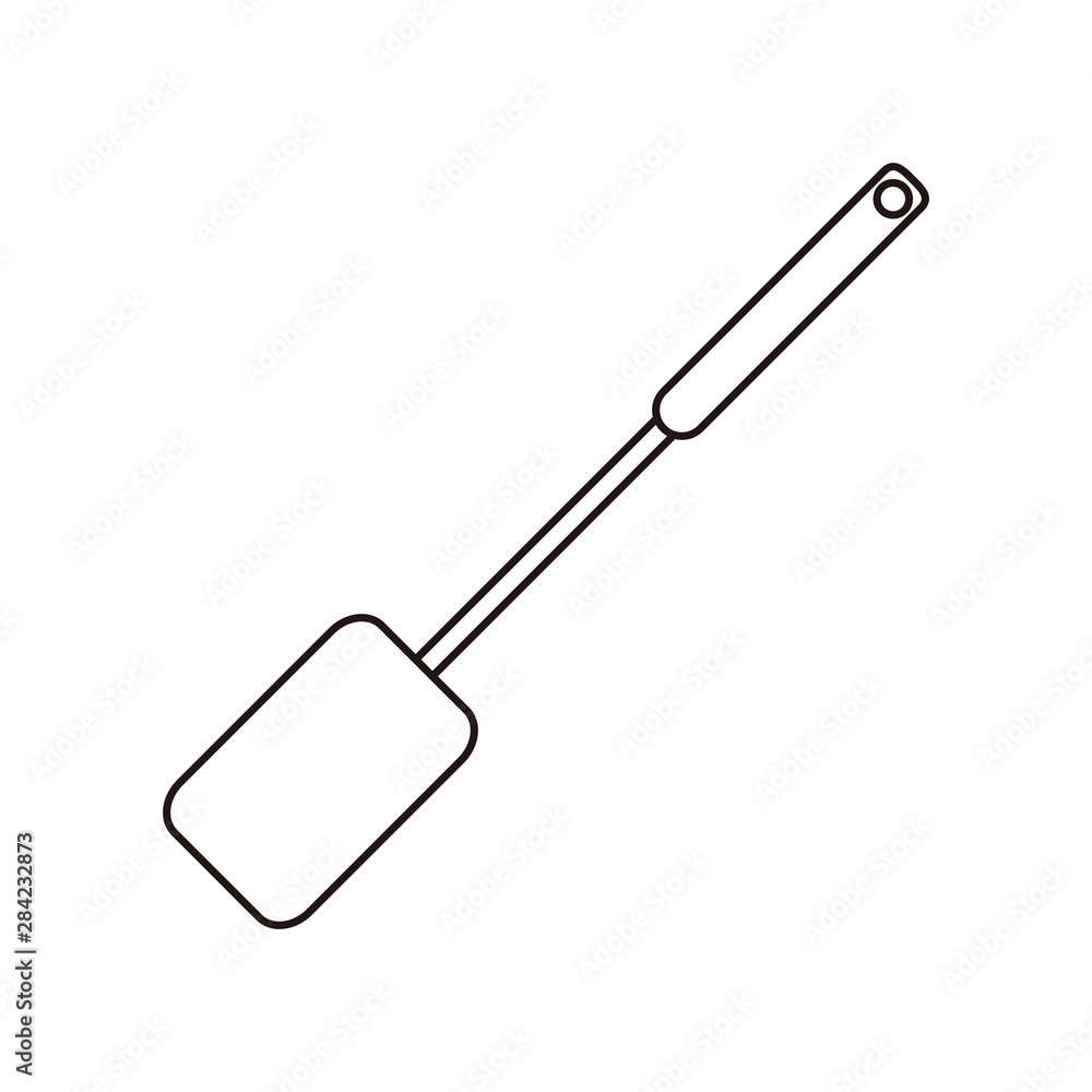spatula cooking icon on white background spatula cooking icon on white background