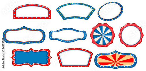 Banner template in ten designs