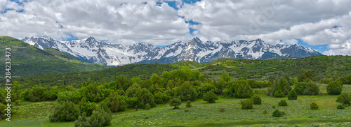 Colorado Mountain Range Panorama