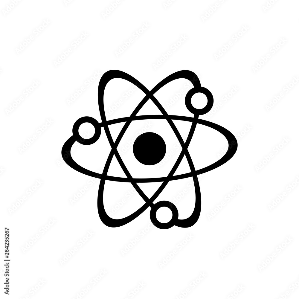 Science atom symbol icon vector EPS 10 illustration Science atom symbol icon vector EPS 10 illustration