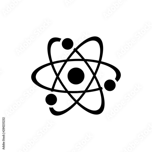 Science atom symbol icon vector EPS 10 illustration