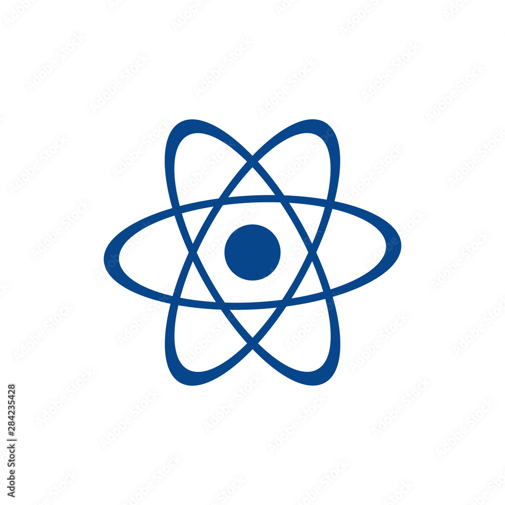 Science atom symbol icon vector EPS 10 illustration Science atom symbol icon vector EPS 10 illustration