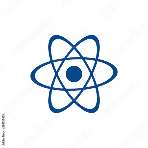 Science atom symbol icon vector EPS 10 illustration