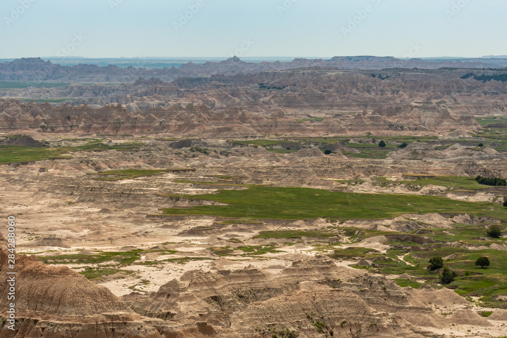 Badlands and Fields Stretch Out