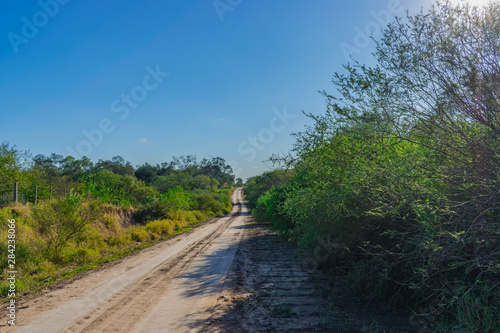Obraz na plátně Caminos Rurales - Chaco Argentina