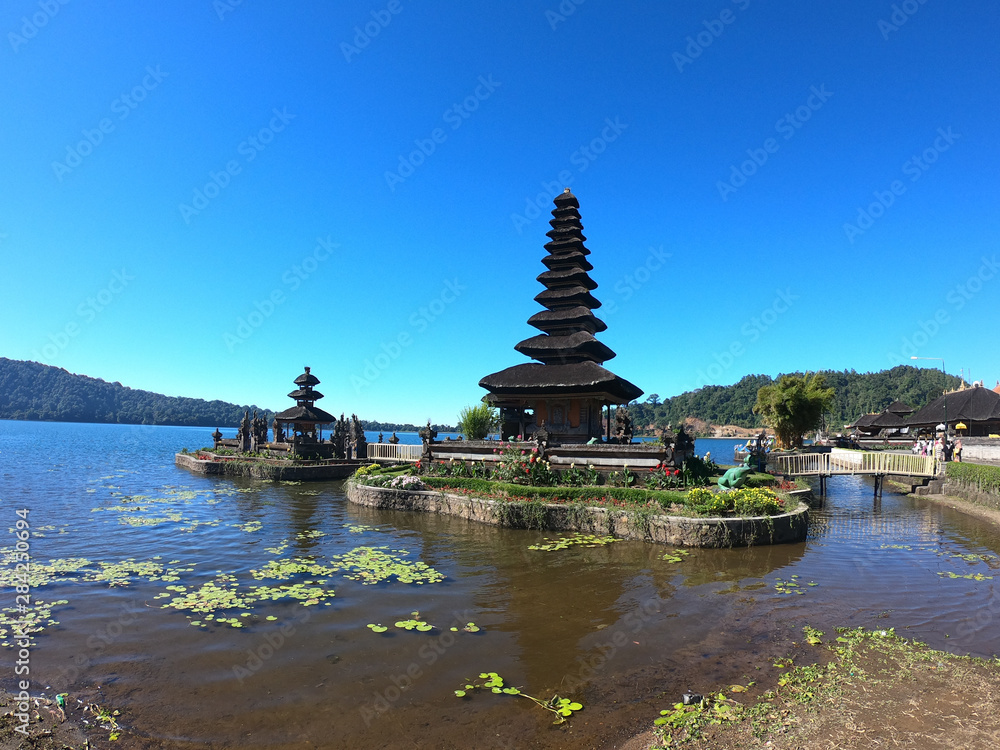 Ulun Danu Beratan Lake Temple in Bali Indonesia