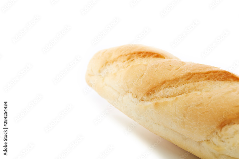 bread on a white background