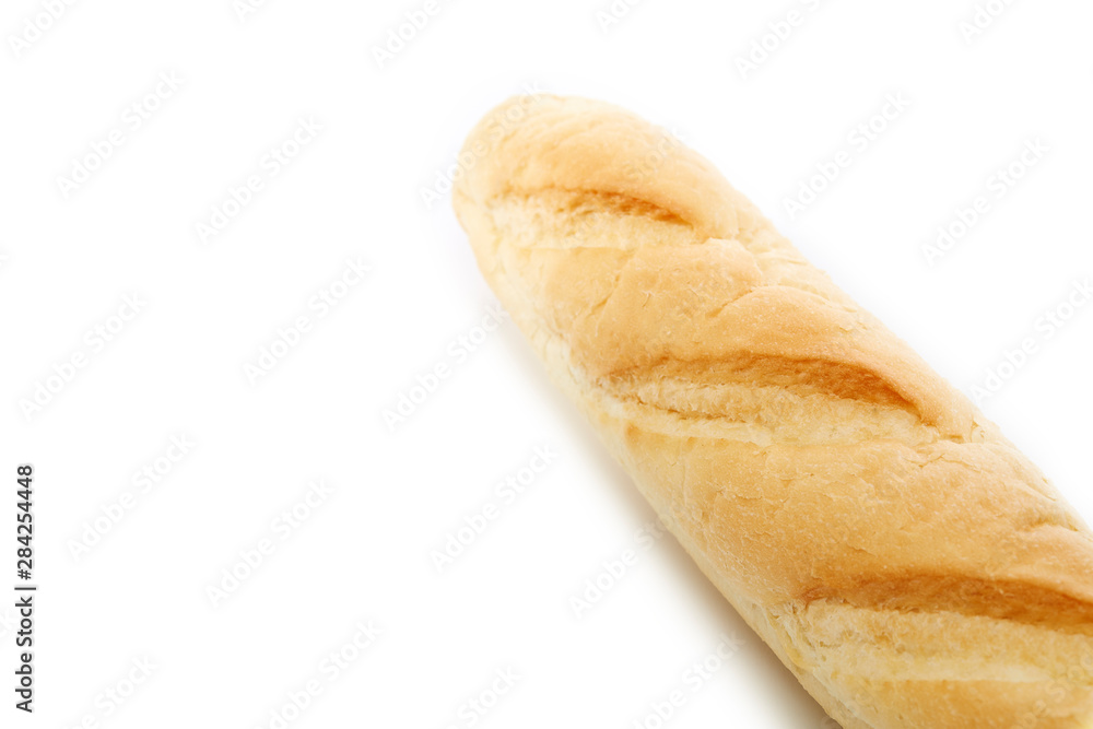 bread on a white background