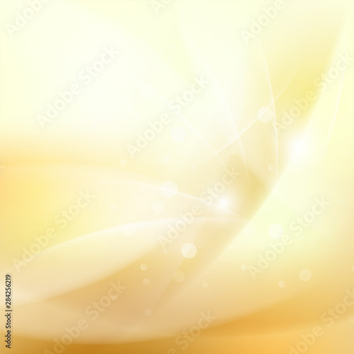 Abstract smooth fresh orange flow background, Vector illustration