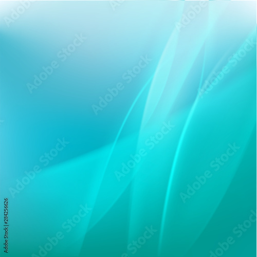 Abstract smooth bright flow background for nature tech or science concept presentation, Vector illustration
