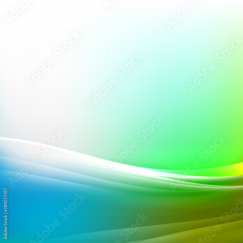abstract colorful and flow wave background and space for your element, Vector illustration