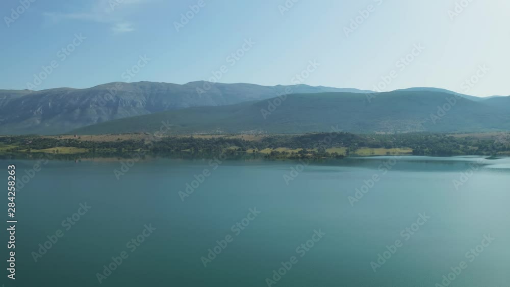 Reservoir lake Peruca at the river Cetina, Croatia Reservoir lake Peruca at the river Cetina, Croatia
