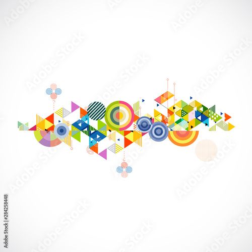 Abstract colorful and creative triangle background  vector illustration